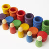 Grapat Nins, Coins & Rings in Rainbow Colours | © Conscious Craft